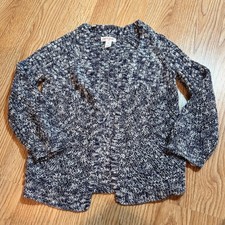 Cat & Jack Kids Cardigan Sweater, Knitwear, Blue & White, Size 4T Girls' Sweater & Cardigan & Knitwear price