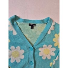 Art Class Floral Cardigan Sweater Knit Button Up Size Large Girls Girls' Sweater & Cardigan & Knitwear price