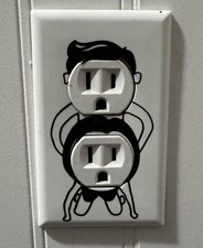 Funny Sex Electrical Outlet Sticker Decal Electric Kitchen Appliances (Display-Outlet) price