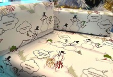 Funny Holiday Wrapping Paper | Naughty Snowman Christmas Adult Wrapping Paper Wrapping Paper price