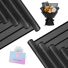 20 Sheets Flower Wrapping Paper - Waterproof Black Floral Wrapping Paper for DIY Wrapping Paper price