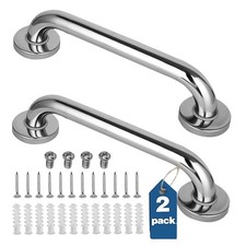 2 Pack Shower Grab Bar, Stainless Steel Bathroom 2 pack 12 inch, Silver Bathtub & Toilet Grab Bars price