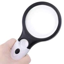 50X Magnifying Glass Handheld Magnifier 3 LED Light Reading Lens Jewelry Loupe Magnifying Glass price