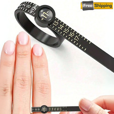 Finger Ring Sizer Measuring Tool with Magnifying Glass Reusable Measure Tape 1pc Magnifying Glass price