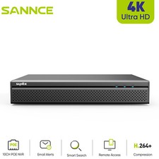 SANNCE 8CH 8MP NVR 4K PoE AI Motion Network Video Recorder for Security System Security System Recorder price