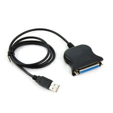 New USB to IEEE 1284 DB25 25-Pin Parallel Printer Female Adapter Cable Cord Serial & Parallel Cable price