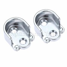 2Pcs Wardrobe Clothes Tube Support Closet Rod Pole End Bracket Holder Zinc Alloy Wardrobe & Closet price