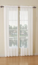 2PC Voile Sheer Curtain Panel Set Window Treatment Drapes Home Decor Sheer Curtain price