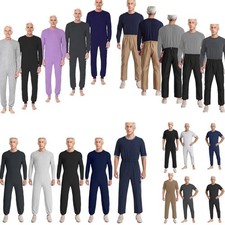 Men Special Needs Adaptive Long/Short Sleeve Zip Back Jumpsuit Anti-Strip Romper Men's Jumpsuit price