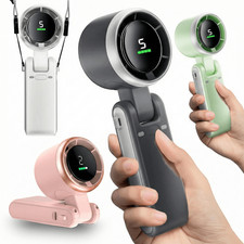Rechargeable Handheld Turbo Fan 5 Speed Portable Mini Travel Beach Camping Gift Fans price