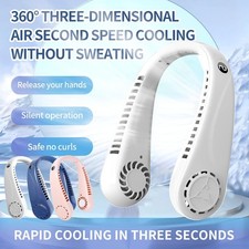 3000Mah Portable Hanging Neck Fan Cooling Air Cooler  Electric Air Conditioner Fans price