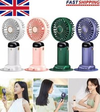 Portable Hand-held Fan Mini Folding Desk Fan Cooler Cooling 5 Speed USB-C Fans price