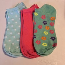 Women's Decorative No Show Socks  Set Of Three  Shoe Size 4-10 Brand New Women's Socks Set price