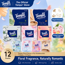 Tempo Premium 4-Ply Pocket Tissues (12-Pack), 5 Different Smell You can Choose Tissue price