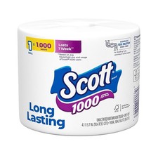 Scott 1000 1-Ply Toilet Paper 1 Roll Strong & Soft Bath Tissue Long Lasting Tissue price