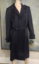 Vintage PIERRE CARDIN navy blue trench coat. Size 42 R Men's Trench Coat price