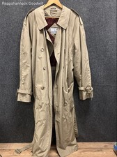 Stormport Men's Vintage 90s Tan Double Breasted Thinsulate Trench Coat 48 Reg Men's Trench Coat price