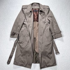 Charles Klein Trench Coat Men's 36 S Belted Lined Classic Old Money Timeless Men's Trench Coat price