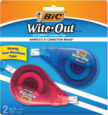 Wite-Out EZ Correct Correction Tape, White, No Dry Time, Tear Resistant Tape, 2- Correction Tape price