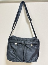 PORTER Yoshida Tanker 2Layer Shoulder CrossbodyBag Black Size L Japan Authentic Unisex Messenger Bag price