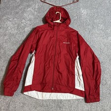 Columbia Windbreaker Jacket Womens L Gorpcore Waterproof Hiking Outdoor Hooded Women's Raincoat price