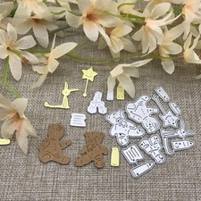 Baby Room Dresser Teddy Bear Toys Bag Metal Cutting Dies Card Making Craft Baby Room Dresser price