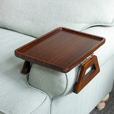 Home Bamboo Trayble Couch Arm Table, Clip on Tray Sofa Table for Couches. Sofa A Sofa Side Table price