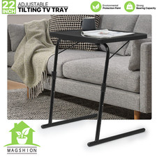 Black Folding Portable TV Tray Laptop Desk Adjustable Sofa Bed Side Dinner Table Sofa Side Table price