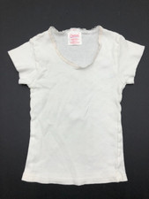 Vintage Carter's Little girls White UnderShirt size 3 Girls' Undershirt price