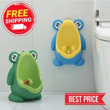 Kids Toddlers Urinal Toilet Training Wall Mounted Frog Shape Urinal For Children Baby Potty price