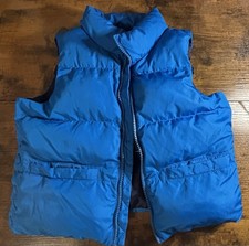 Boys Puffer Vest All In Motion Size Small 6/7 Blue with Zipper and Pockets Boys' Vest price