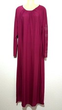 Abaya Maxikleid Robe Djellaba Robe De Soirée Arabe Robe En Jersey S - 2XL Rose Abaya price