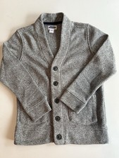 Old Navy Boys M Button Front Cardigan Gray Boys' Cardigans price