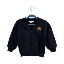 H&M Boys Black Button-Up Cardigan Boys' Cardigans price