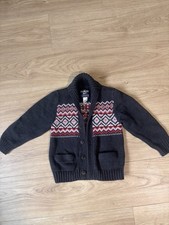 Oshkosh B’gosh Boys 100% Cotton Knitted Button Down Sweater Sz 6 Boys' Cardigans price