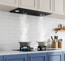 36 Inch Black Built-In/Insert Range Hood, 900 CFM Ducted/Ductless Stainless Stee Built-in Range Hoods price