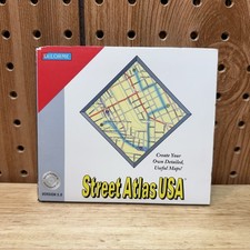 DeLorme Street Atlas USA Version 5.0 Computer Software 1997 Windows 95 Atlas & Map Software price
