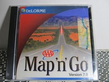 DeLorme Map 'n' Go Version 7 for Windows 95/98 or windows 2000 VGUC ! Atlas & Map Software price
