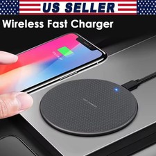 Wireless Fast Charger Charging Pad Dock for Samsung iPhone Android Cell Phone Mobile Phone Charger price