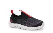 NWT Rugged Shark Slip-On Water Outdoor Shoes Drainable Washable Black/Gray/Red Water Shoes price