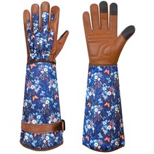 DLY Garten-Handschuhe-für-Damen, dornenfest Langleder Garten M, braun Damen-Handschuhe price