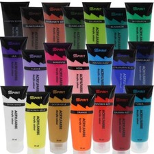 Spirit Acrylfarbe 75 ml Tuben Künstlerfarbe Gemäldefarbe Malfarbe Farbe Malen Acrylfarbe price
