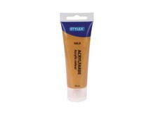 STYLEX Acrylfarbe 83 ml, Gold Künstlerfarbe Acrylfarben Tuben Malen Farben NEU Acrylfarbe price