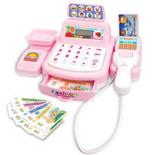 Kinder Registrierkasse Spielzeug Elektronisch Spielkasse mit Licht Sound Kasse Registrierkasse price
