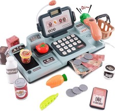 Kinder Supermarkt Registrierkasse mit Scanner, Sound, Kreditkart - OHNE OVP! Registrierkasse price