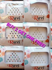 Strass Kristall Bindi Pack Selbstklebend Festival Gesicht Aufkleber Punkte Nasenstecker Nose Stud price