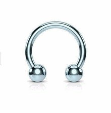 STAHL NASENSTECKER PIERCING EDELSTAHL 316L HUFEISEN 1,2*8*3mm Nose Stud price
