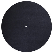 DJ Set  2x Slipmat / Plattentellerauflage, schwarz, antistatisch, hochwertig TOP DJ Set price