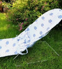 Babywippe, ideal für warme Sommerzeit mit luftigem Stoffbezug mit Elefantenmotiv Baby-Bouncer Cover price