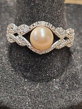 Sterling Silber Perlen Ring Größe 9 Pearl Ring price